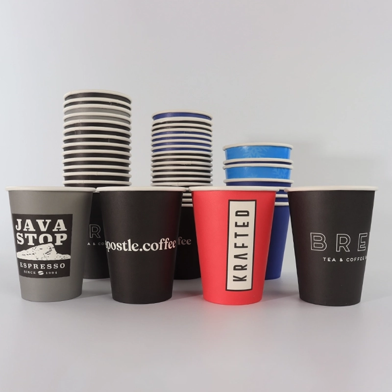 Biodegradable 12oz Single Wall Paper Coffee Cups | AxaPack