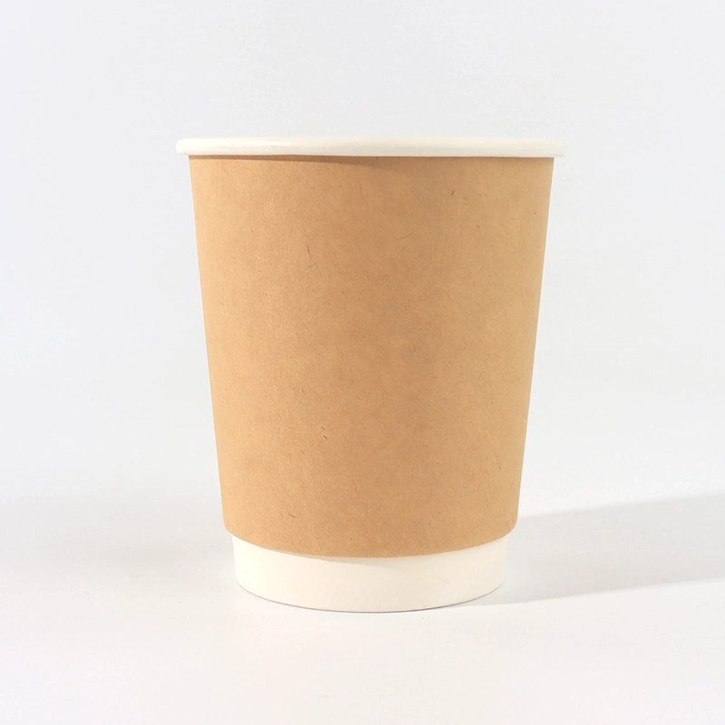 axapack kraft double wall coffee cups for hot drink and cold drink 6