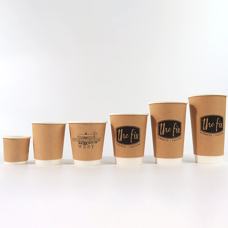 axapack kraft double wall coffee cups for hot drink and cold drink 17