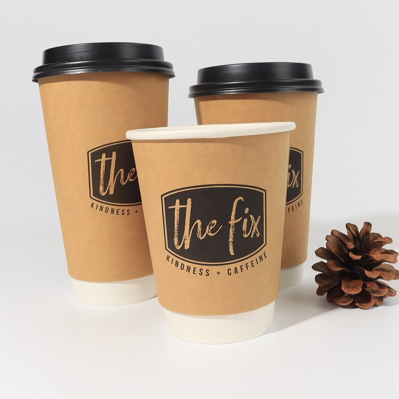 axapack kraft double wall coffee cups for hot drink and cold drink 11