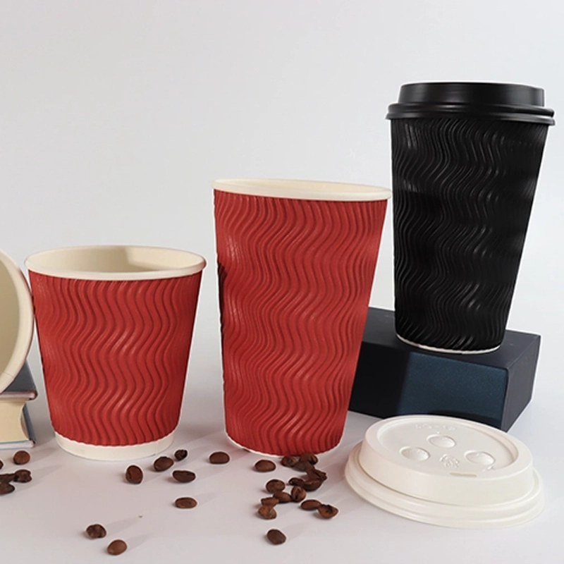 axapack ripple wall coffee cups for hot drink and cold drink 3