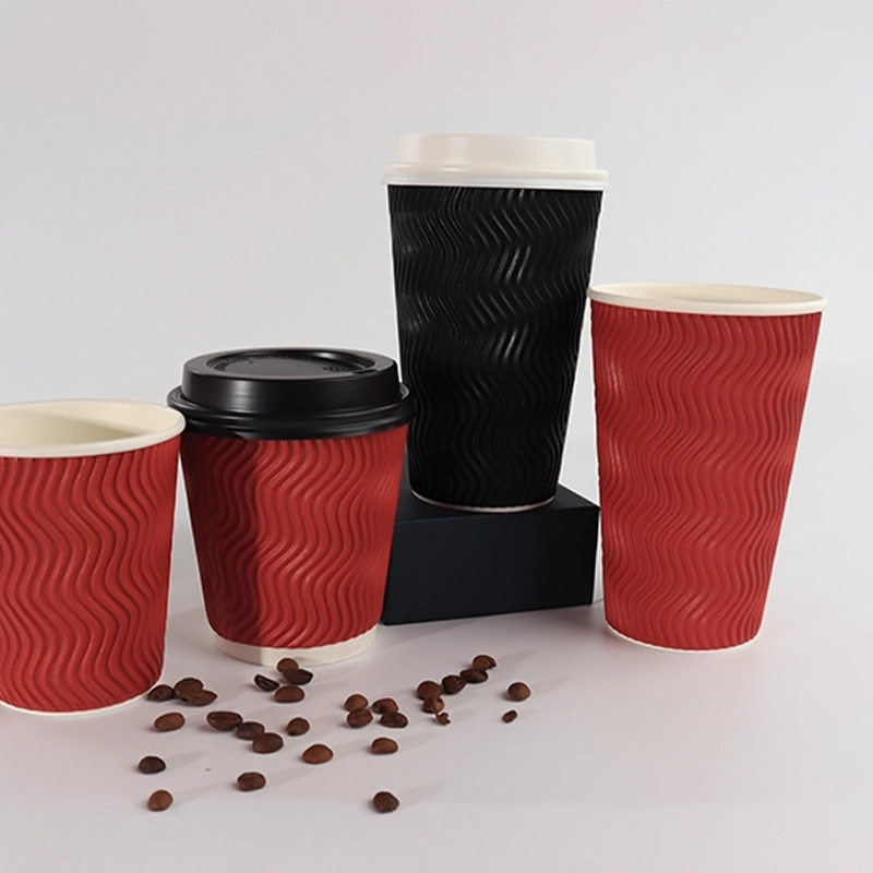 axapack ripple wall coffee cups for hot drink and cold drink 5