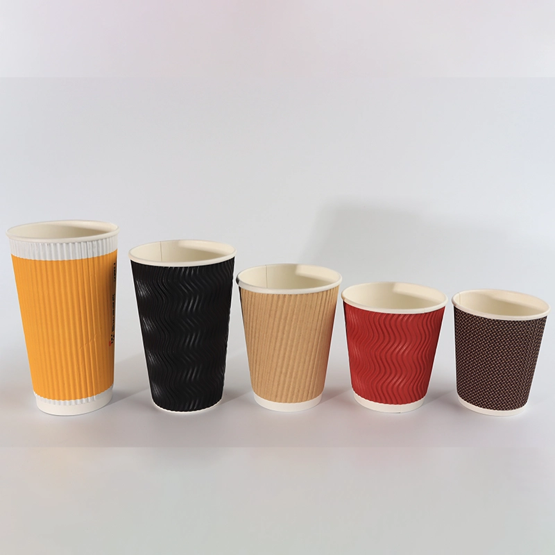 axapack ripple wall coffee cups for hot drink and cold drink 8