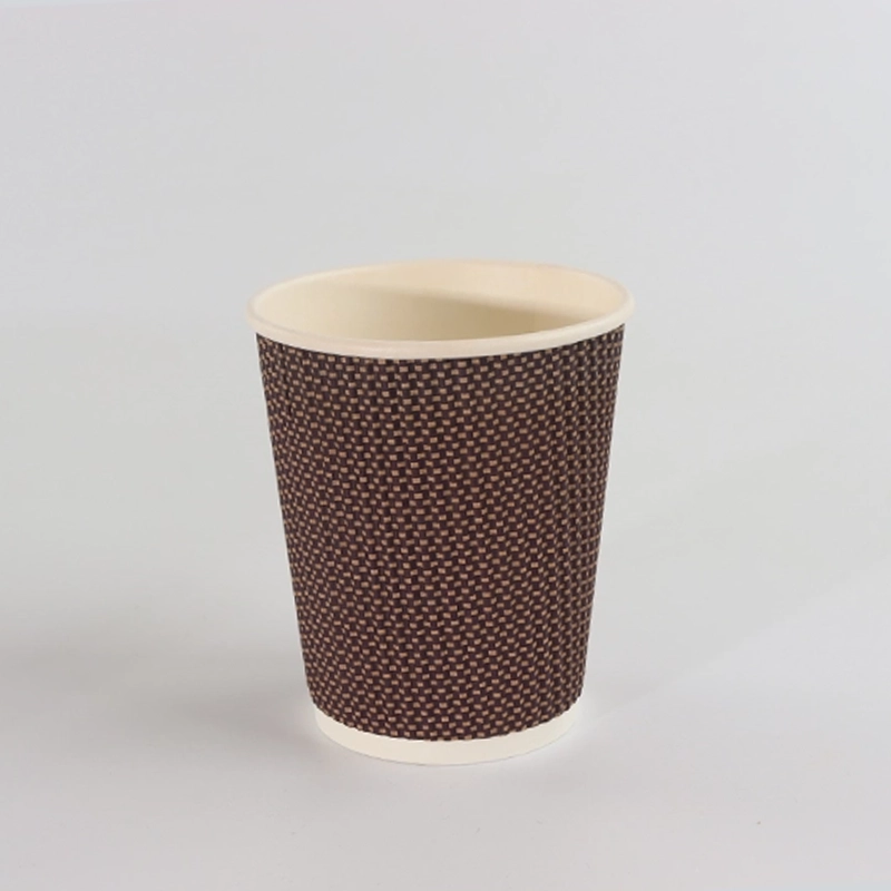 coffe paper cup single wall ripple wall Ripple 8oz 000