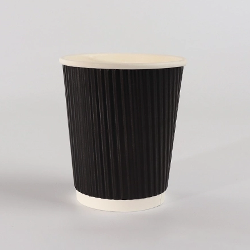 coffe paper cup single wall ripple wall Ripple 8oz 009