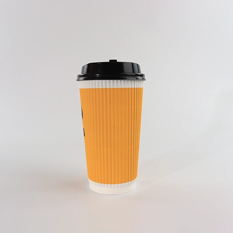 coffe paper cup single wall ripple wall Ripple 20oz 003