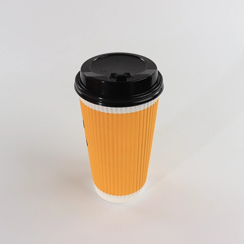 coffe paper cup single wall ripple wall Ripple 20oz 004