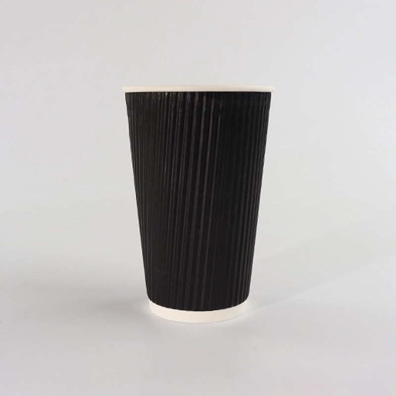 coffe paper cup single wall ripple wall Ripple 16oz 000