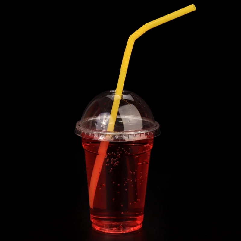 axapack drinking cup with juice with dom lid straw 9oz 78