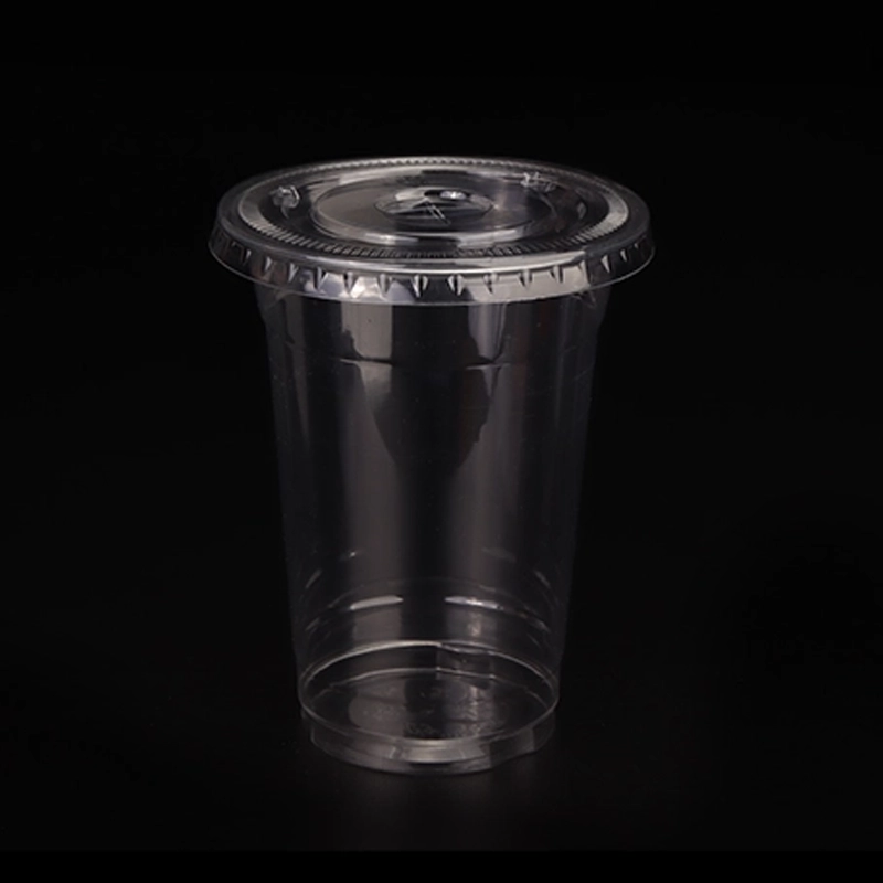 Drinking cup with flat lid 12oz 90A