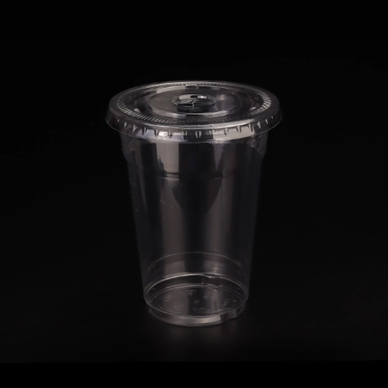 Drinking Cup with flat lid 15oz 90