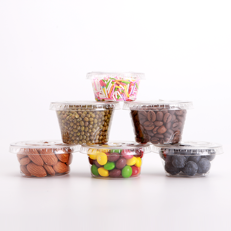 axapack clear sauce cups with lids 7