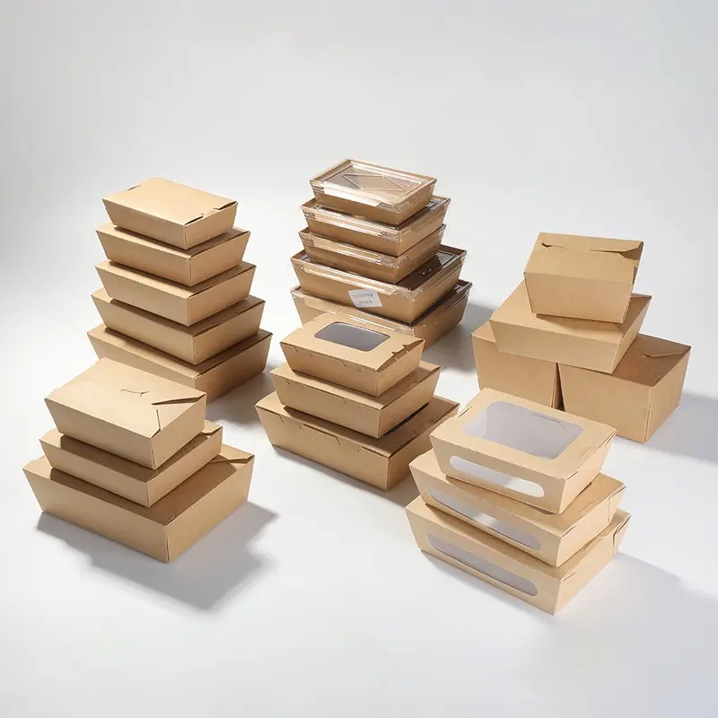 axapack kraft container bowl soup eco friendly disposable 168