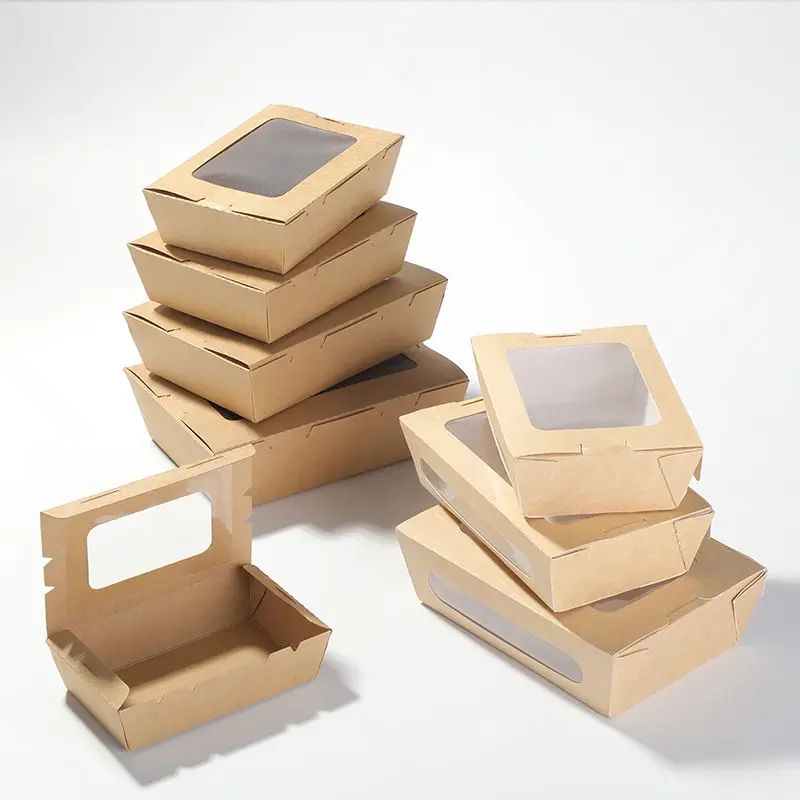 axapack kraft container bowl soup eco friendly disposable 169