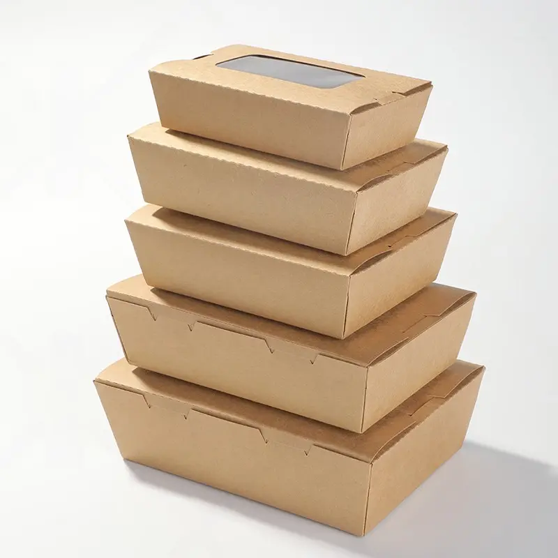 axapack kraft container bowl soup eco friendly disposable 190