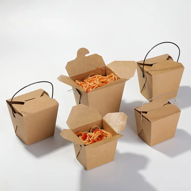 axapack kraft container bowl soup eco friendly disposable 34