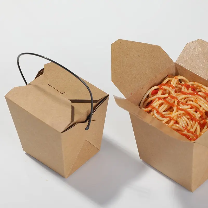 axapack kraft container bowl soup eco friendly disposable 50
