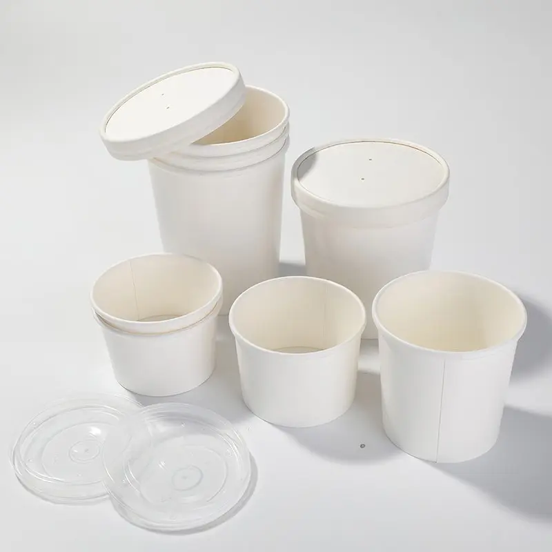 axapack kraft container bowl soup eco friendly disposable 112