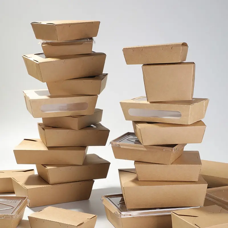 axapack kraft container bowl soup eco friendly disposable 163